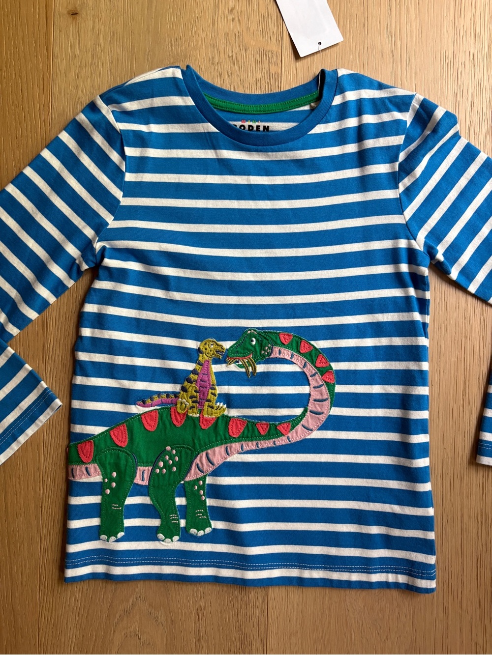 NWT mini boden appliqué top 6/7